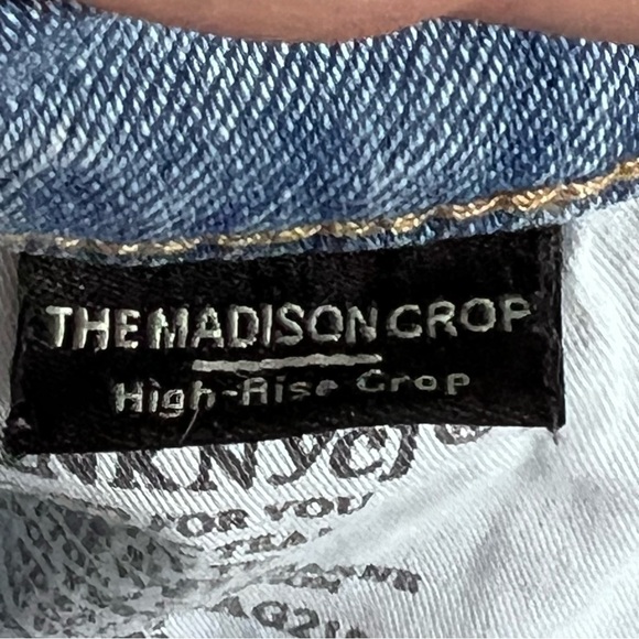 Blank NYC The Madison Crop High Rise Jeans Women’s Size 30 White Stars - Picture 12 of 15